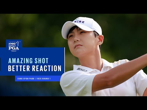 Sung Hyun Park's Wholesome Reaction After Hole-Out! | 2025 KPMG Women's PGA Championship