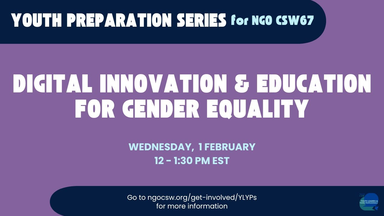 Digital Innovation & Education for Gender Equality