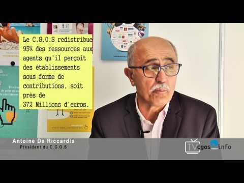 Interview de Mr Antoine De Riccardis, président du C.G.O.S