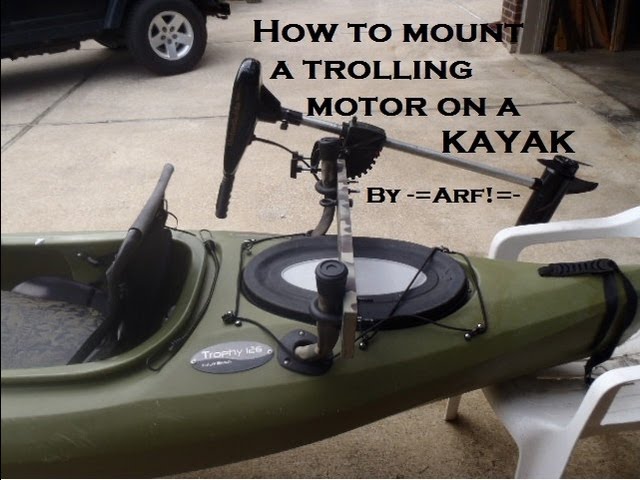 Mount a trolling motor on a KAYAK - Cheap