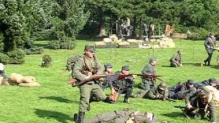preview picture of video 'Rekonstrukce bitvy z první světové války  4  Nymburk'