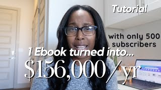 How to Create, Market & Sell your eBook: How I turned 1 ebook into a 6 figure business