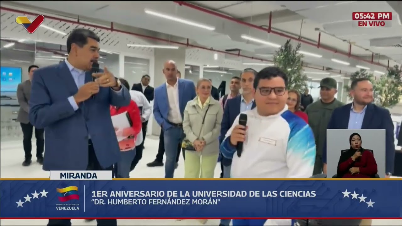 Maduro en 1er aniversario de Universidad de las Ciencias Humberto Fernández-Morán, 12 diciembre 2025