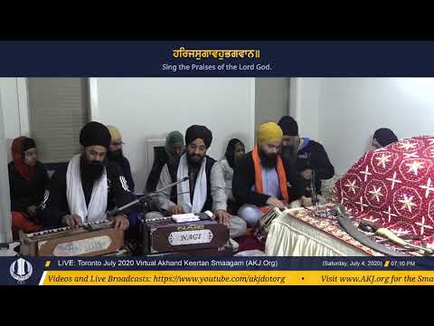 063 Toronto July 2020 Saturday Evening - Bhai Jagjeet Singh Jee Melbourne