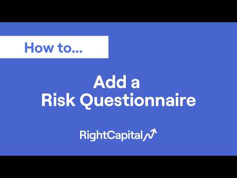 Create a Risk Questionnaire (1:59) 