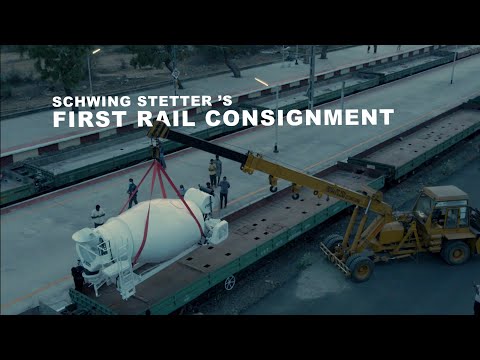 SCHWING Stetter's First Rail Consignment