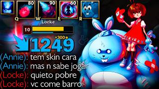 ANNIE TURMA DA MÔNICA TILTANDO OS RIQUINHOS DO LOL KKKKKKKK