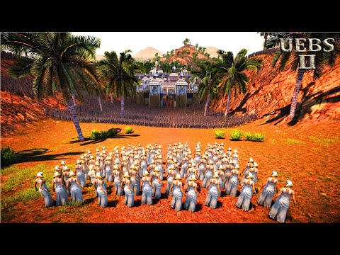 100 QUEENS CLEAN THE ANCIENT CITY FROM UGLY ZOMBIES HORDE | Ultimate Epic Battle Simulator 2 UEBS 2
