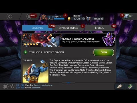 5-Star Unified Crystal Opening | Marvel Contest Of Champion