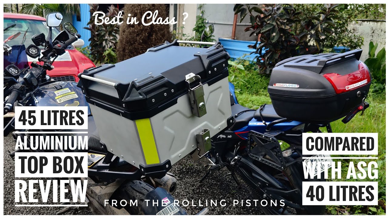 Watch video Bajaj Dominar 400 gets 45 Litres All Aluminum Top Box | Compared with 40 Litres ASG | DNA VLOGS Now Bajaj Dominar 400 gets 45 Litres All Aluminum Top Box | Compared with 40 Litres ASG | DNA VLOGS