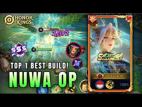 UNREAL DMG! Nuwa – Most Powerful Mid Laner in Honor of Kings | Top 1 Best Build