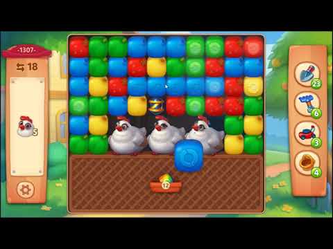 Farmscapes Level 1307 - NO BOOSTERS 🌻🚜🐔 | SKILLGAMING ✔️