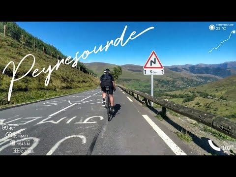 Descent Col de Peyresourde - Cycling in the Pyrenees