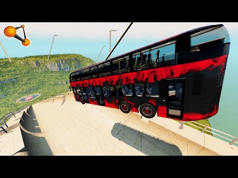 High speed freaky jumps #80 - Beamng Drive (GTA V Ramp Edition)