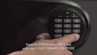 How to Program Codes on a Sentry®Safe Basic Electronic Lock Fire Safe