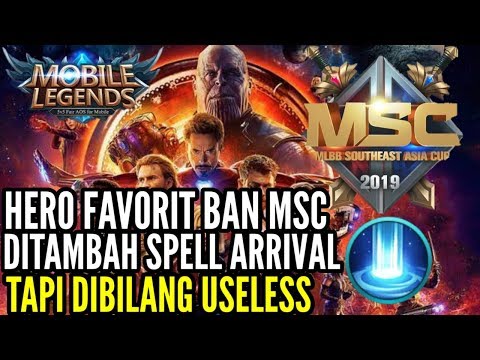RAHASIA !!! HERO AUTO BAN DI MSC DITAMBAH SPELL ARRIVAL SAKIT PARAHMEN !!!