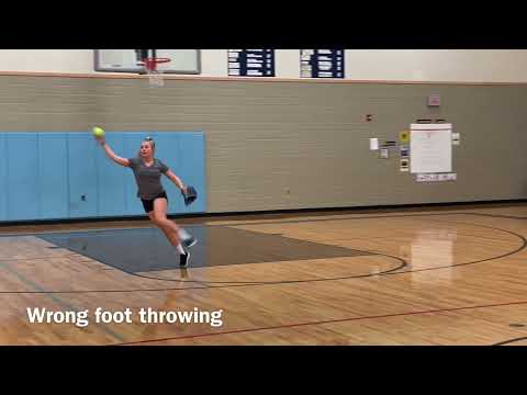 Softball recruiting video infield work
