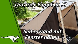 Sewing tent wall with window | RTT building instruction # 3