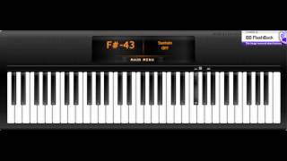 Virtual Piano - L's Theme (Death Note OST)
