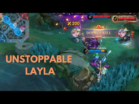 Unstoppable Layla Build – Melt Enemies from a Distance! @MobileLegends5v5MOBA  #mobilelegends