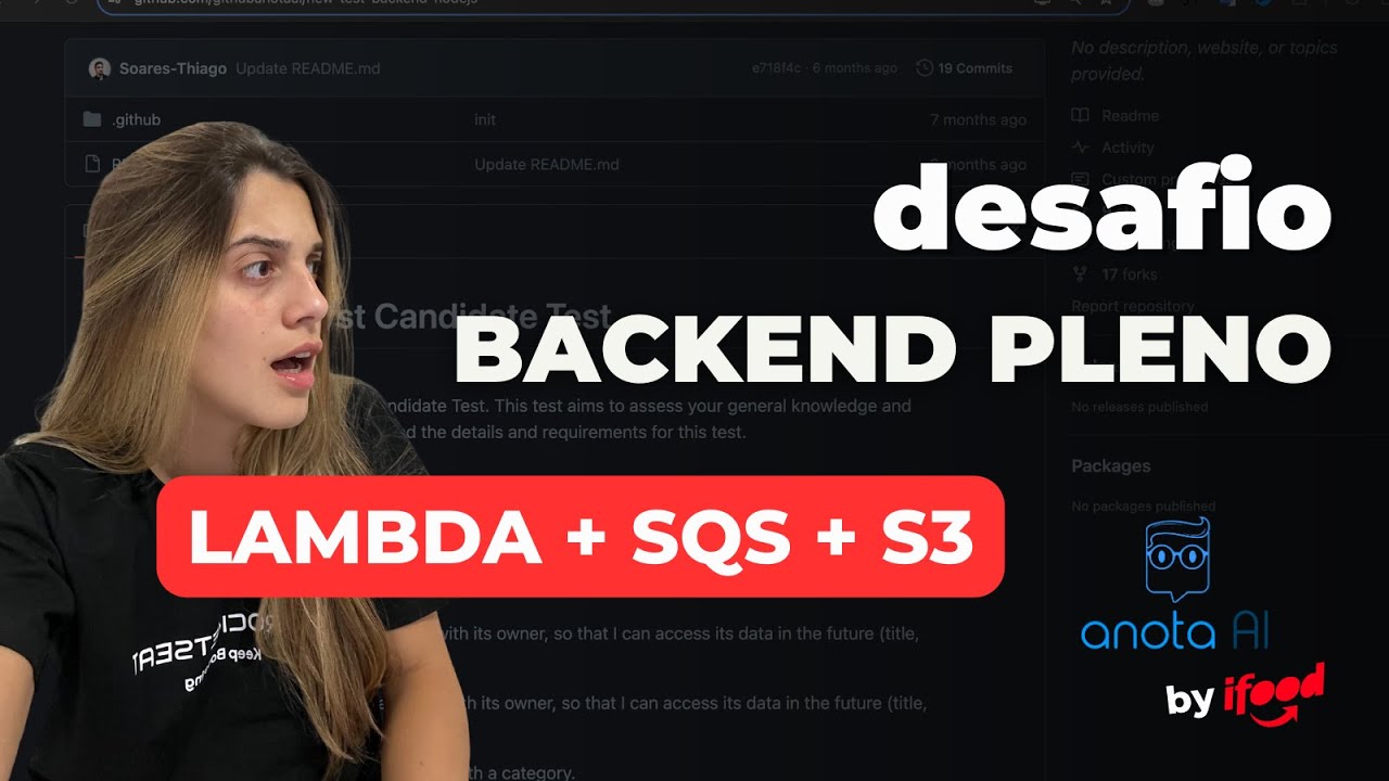 RESOLVENDO DESAFIO BACKEND PLENO com AWS LAMBDA + SQS + S3 | PARTE 2