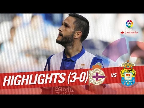 Highlights Deportivo de la Coruña vs UD Las Palmas (3-0)