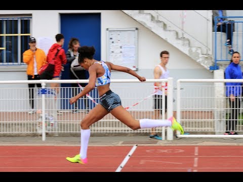 200 m CAF - Championnat régional Cadet/Junior, Montgeron, Juin 2017