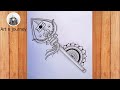 How To Draw Lord Murugan Vel II Karthikeya Vel Sketch