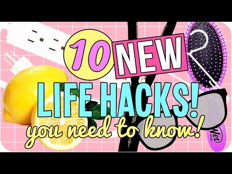 10 New Life Hacks Everyone NEEDS to know! Video