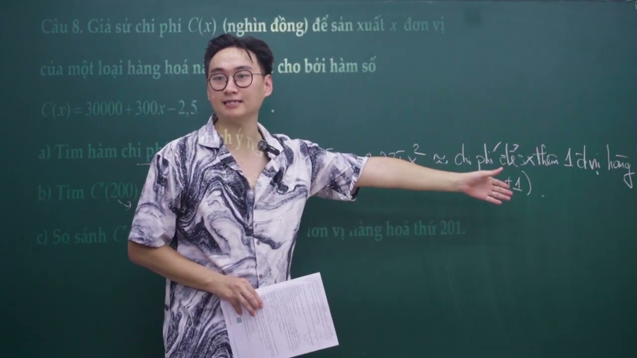 ỨNG DỤNG ĐẠO HÀM GIẢI QUYẾT BÀI TOÁN THỰC TẾ || TỜ 1 BUỔI 2  ( CUỐI VIDEO THẦY CHỮA SANG TỜ 2 RỒI NHA ^^)