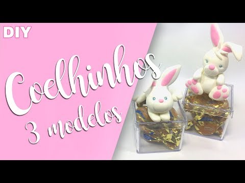 Very Easy Bunny Crafts in Polymer Clay - Sah Step-by-Step Instructions
