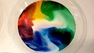 Milk Food Coloring And Dish Soap Experiment ~ Incredible Science
