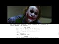 Script To Screen: The Dark Knight Joker Interrogation Scene 4k