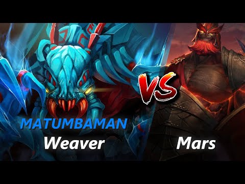 How to Weaver safelane vs Mars/Tusk (feat. MATUMBAMAN) | First 10 minutes