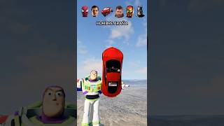 Carros de Super Héroes vs Buzz Lightyear 2 #beamng #beamngdrive #game #juego #carros