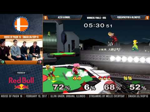 House of Paign 16 - Azzu & Knubs. vs. FoxCapacitor & Blendtec - SSBM - LR4