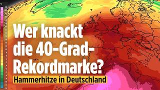HITZE-HAMMER IN EUROPA:  Fällt jetzt der historische Juni-Rekord mit über 40 Grad?