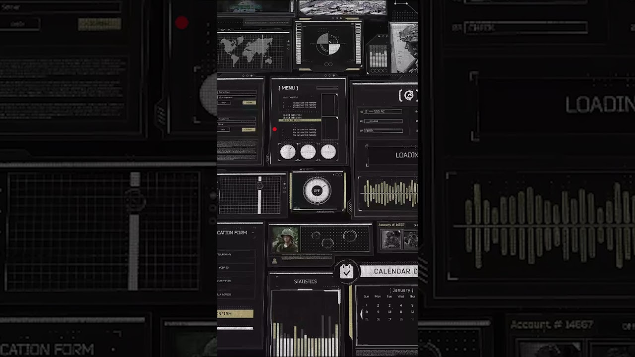 Background hacking sound with animation #viral