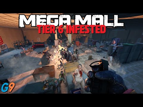 7 Days To Die - Mega Mall Tier 6 Infested (Blood Bath & Beyond)