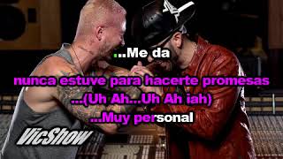 Karaoke Yandel ft J Balvin Muy Personal