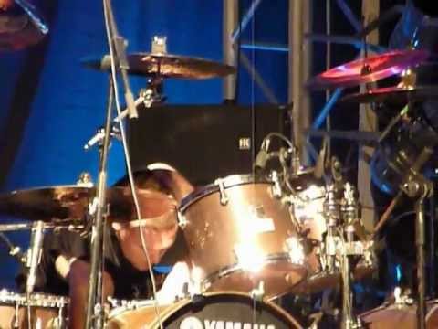 FIREWIND - Few Against Many + Jo Nunez drum solo - Mylos (Thessaloniki, Greece) 18.07.2012