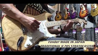 Video thumbnail for Fender MADE IN JAPAN TRADITIONAL II 70S STRATOCASTER by Jamcrew Music Studio