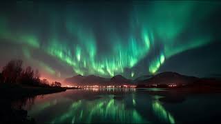 Aurora Borealis 4K | Relaxing Northern Lights with Calming Music for Sleep &amp; Meditation