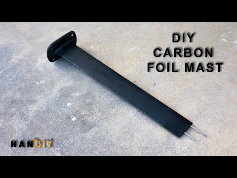 Building a Carbon Hydrofoil Mast V1