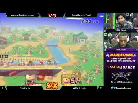 S@X Weekly - VGBC | Logic (Olimar) Vs. Pink Fresh (Lucas) SSBB Losers Finals - Super Smash Brawl