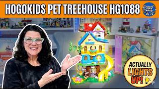 HOGOKIDS HG1088 Complete Build Review | 3 Floors, Real LED Lights, Adorable Pets NEW