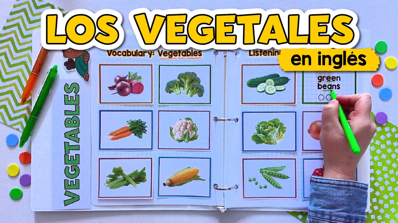 Los Vegetales en Inglés | Vocabulario, Pronunciación y Ejercicio de Escucha