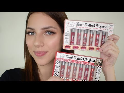 TheBalm Meet Matt(e) Hughes Vol. 12 & 14 | LIP SWATCHES
