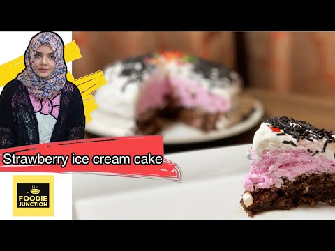 Strawberry ice cream cake | cake Recipe