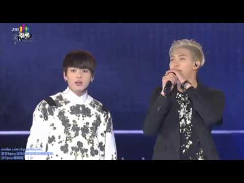 151030 BTS   DOPE + I NEED U @ 2015 K POP World festival